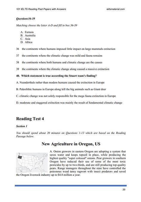 ielts academic test papers with answers pdf